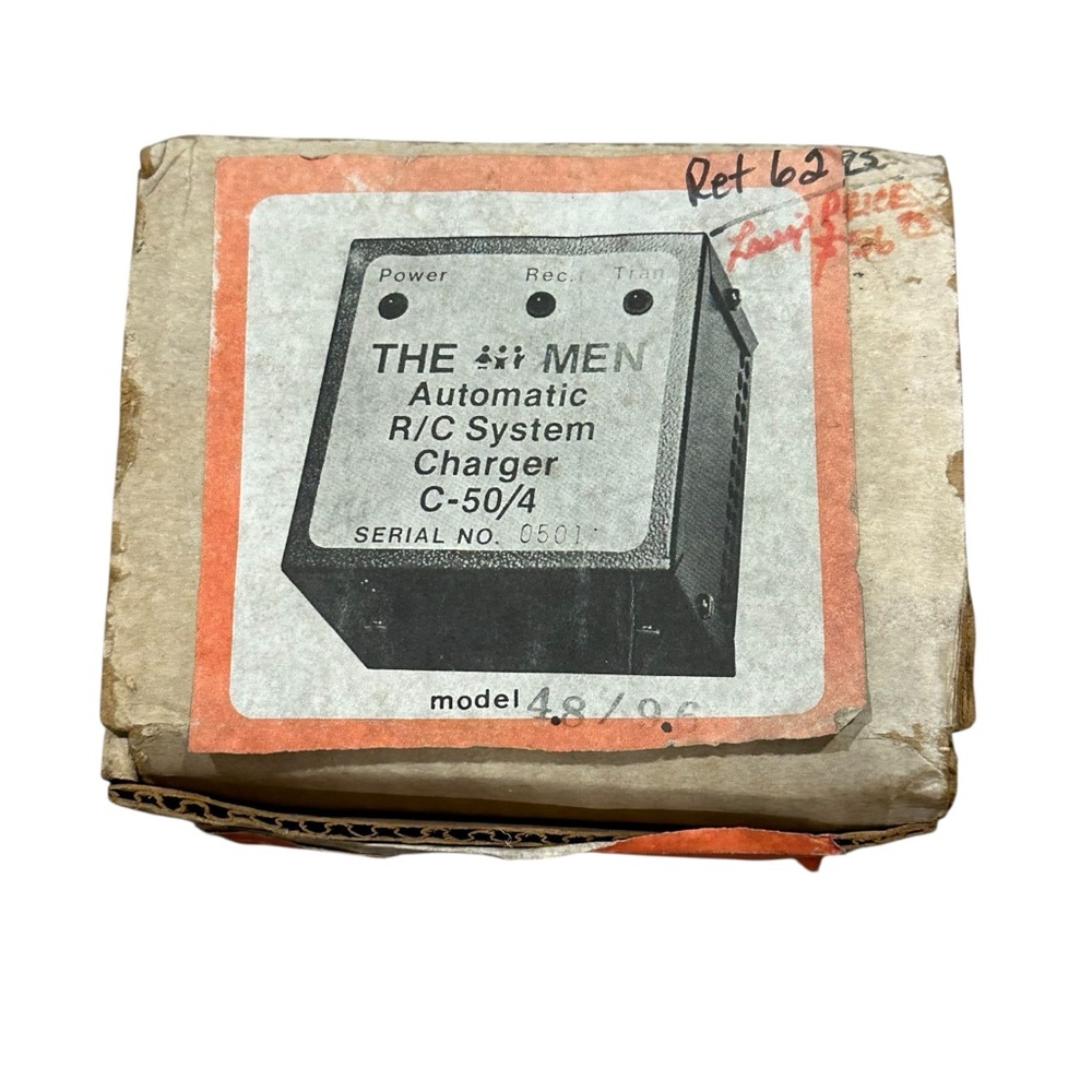 Vintage THE MEN Automatic R/C System Charger C-50/4 Model 48/96